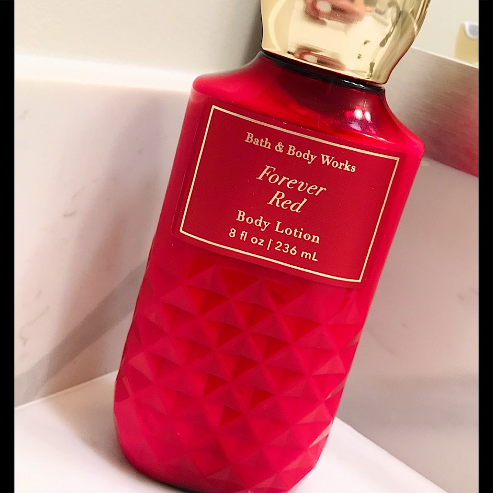🆕🔥BBW(FOREVER RED)FRAGRANCE BODY LOTION&SMELLS GREAT!!SOFT&SILKY!!NWT - Picture 5 of 7